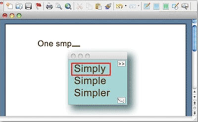 a screen shot of the co writer 6 software