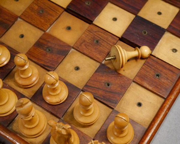 a photo of chess